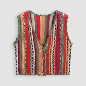 Boho Knit Vest